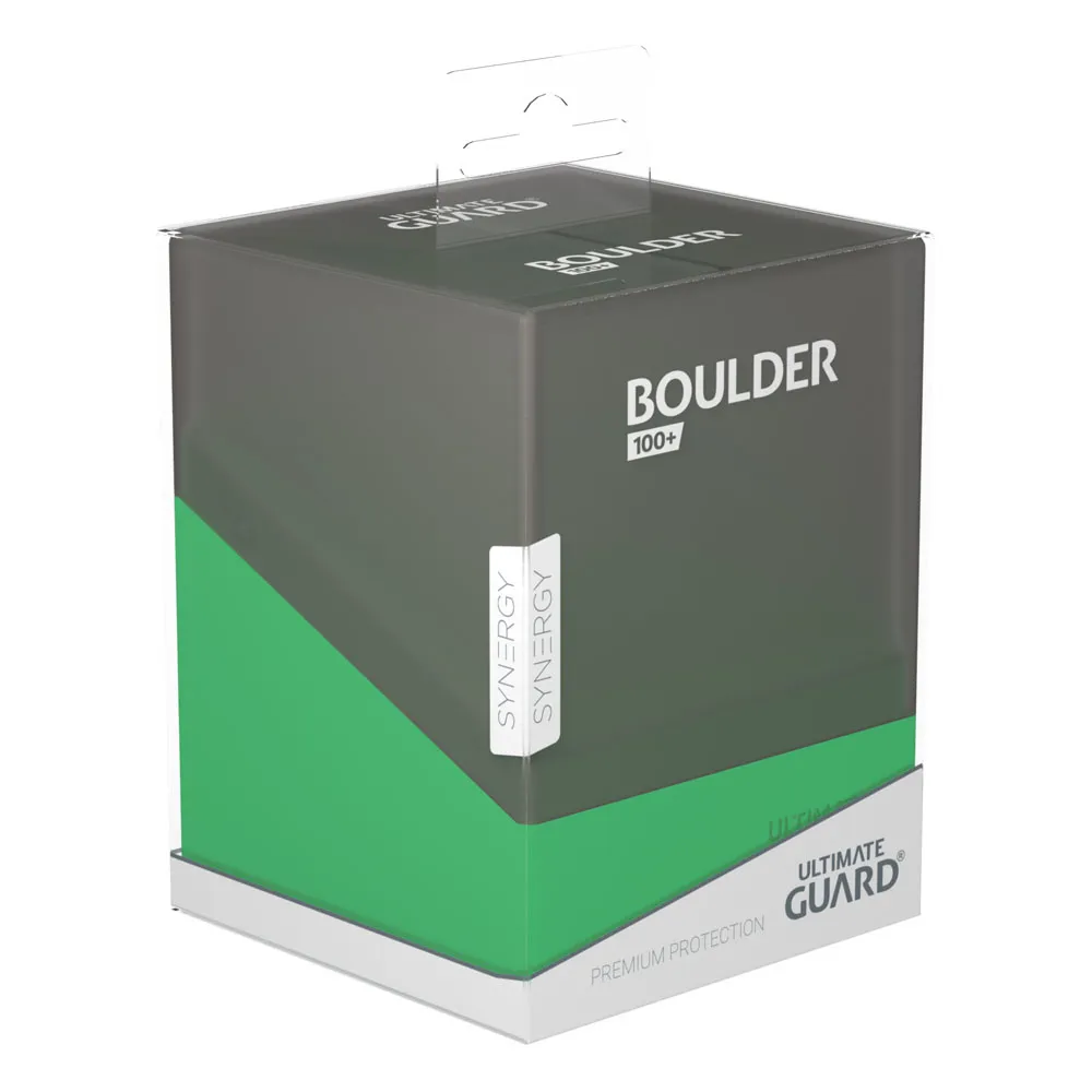 Ultimate Guard Boulder 100+ Synergy (76 x 75 x 98.5 mm) - Black/Green